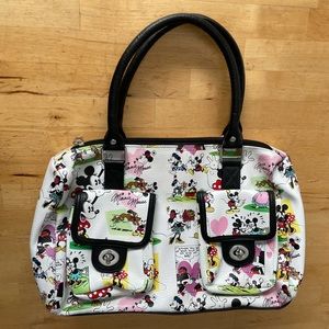 Vintage Disney Parks Minnie 💕 Mickey Handbag